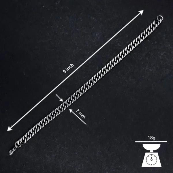 Silver Plated Bracelet For Men’s & Boy’s. - Image 5