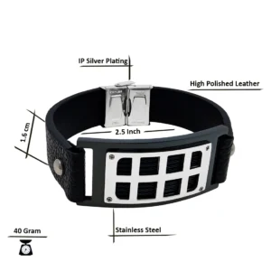 Leather Bracelet For Men’s & Boy’s.