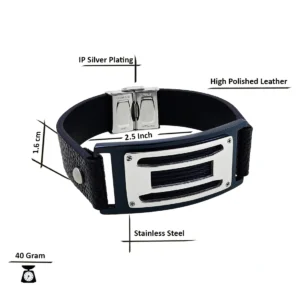 Leather Bracelet For Men’s & Boy’s.