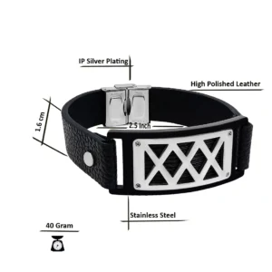 Leather Bracelet For Men’s & Boy’s.