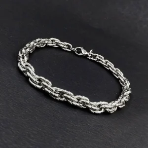 Silver Plated Bracelet For Men’s & Boy’s.