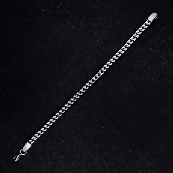 Silver Plated Bracelet For Men’s & Boy’s. - Image 3