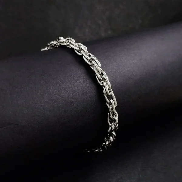Silver Plated Bracelet For Men’s & Boy’s. - Image 3