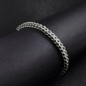 Silver Plated Bracelet For Men’s & Boy’s.