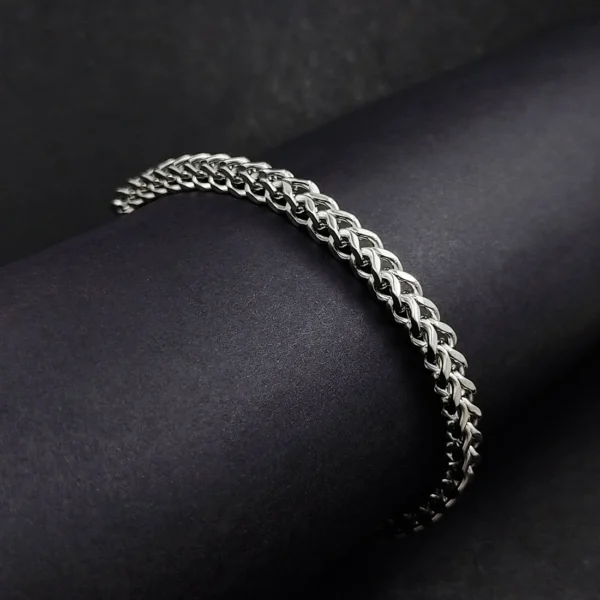 Silver Plated Bracelet For Men’s & Boy’s. - Image 4