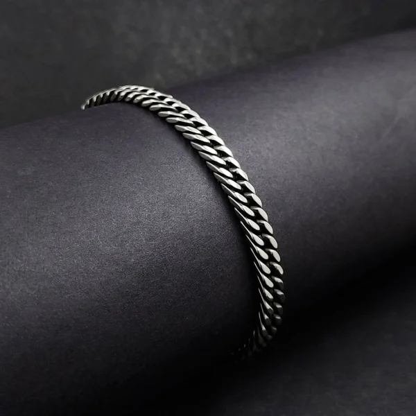 Silver Plated Bracelet For Men’s & Boy’s. - Image 3