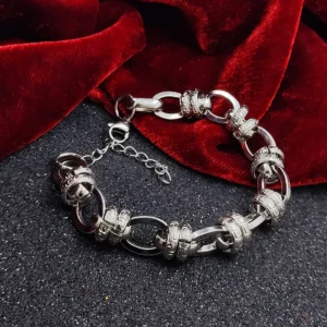 Silver Plated Bracelet For Men’s & Boy’s.
