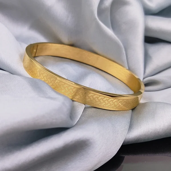 Gold Plated Kada For Men’s & Boy’s. - Image 4