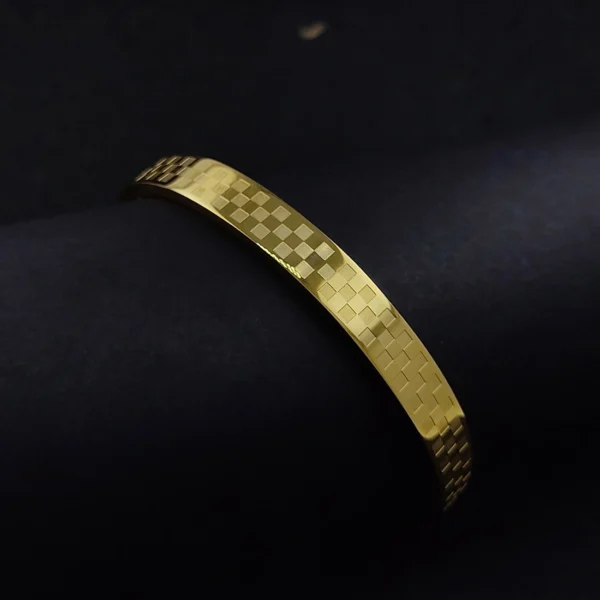 Gold Plated Kada For Men’s & Boy’s. - Image 3