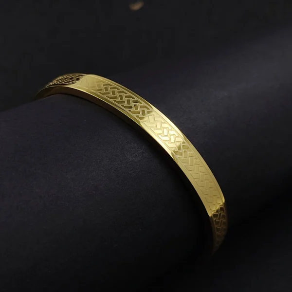 Gold Plated Kada For Men’s & Boy’s. - Image 3